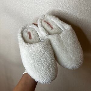 Eberjey The Sherpa Slipper in Ivory NEW SMALL